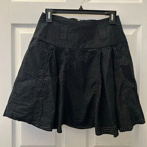 ! proenza shouler laser -cut two way zipper skirt size 2